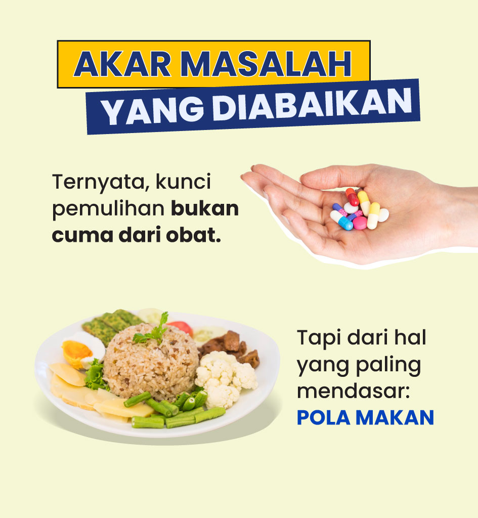 Ternyata, kunci pemulihan bukan cuma obat, tapi hal yang paling mendasar: pola makan